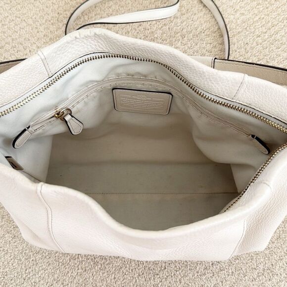 Coach Isabelle East West Pebble Leather Shoulder or Crossbody Bag - Picture 14 of 16